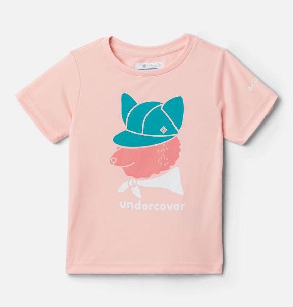 Columbia Petit Pond T-Shirt Pink For Girls NZ16340 New Zealand